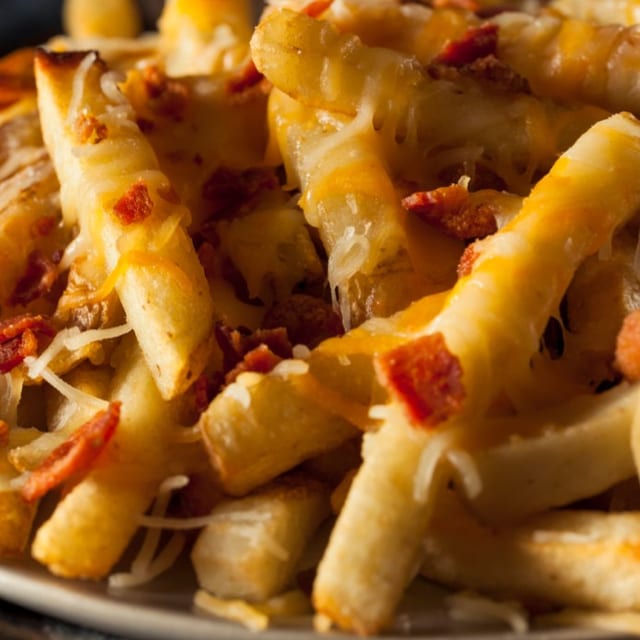 Bacon Cheese Fries.