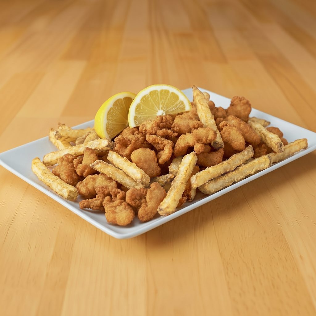 Fried Strips of Clams.