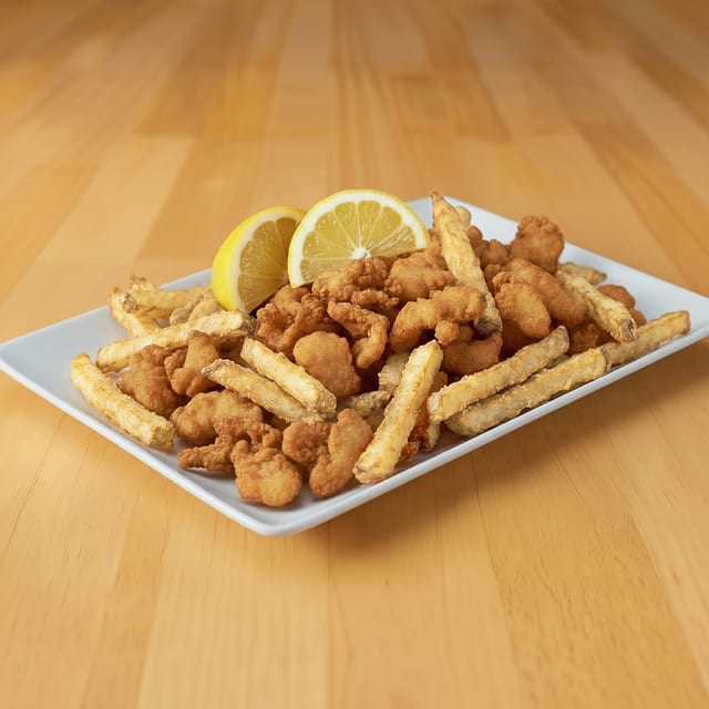 Fried Strips of Clams.