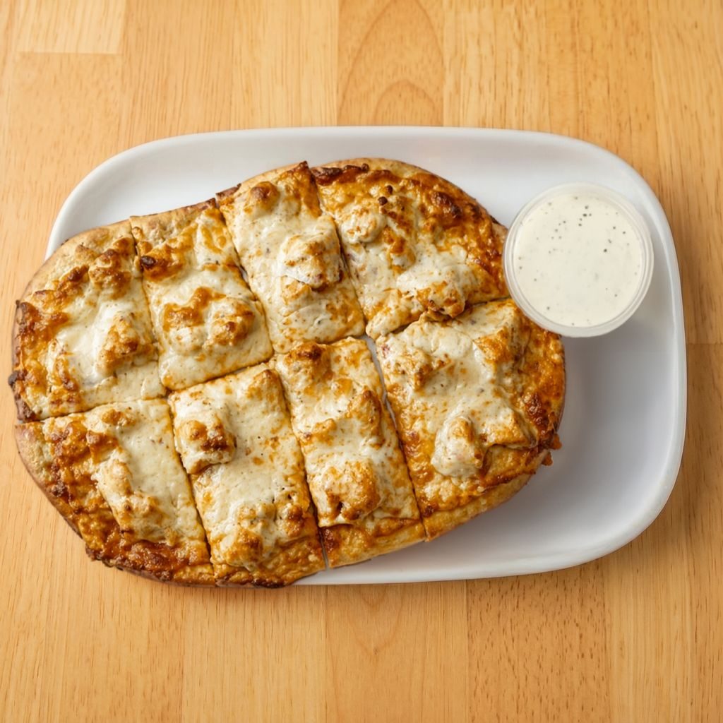 Buffalo Chicken Flatbread.