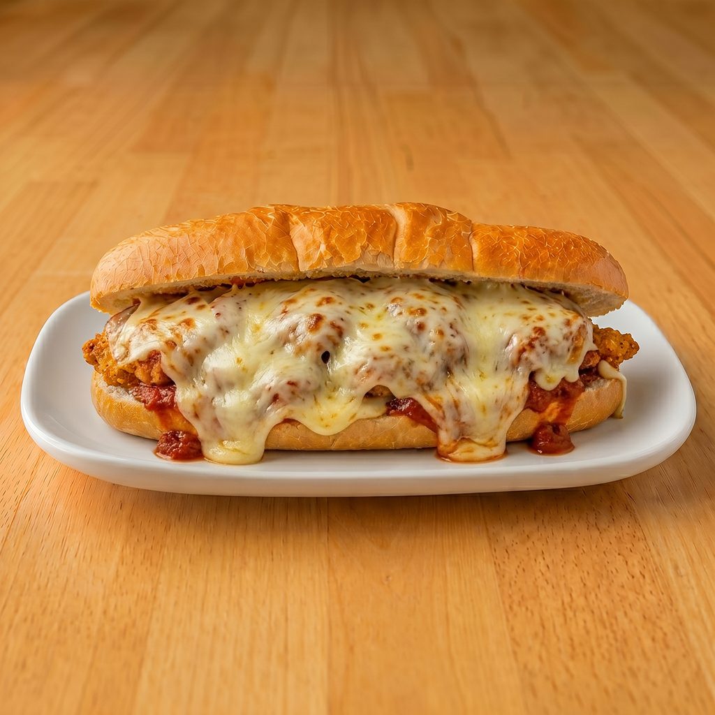 Chicken Parmigiana Sandwich.