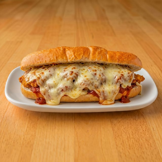 Chicken Parmigiana Sandwich.