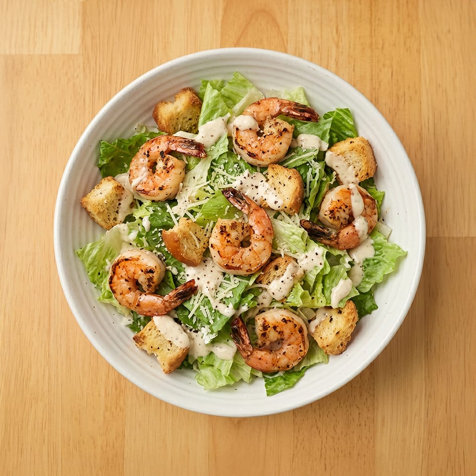 Shrimp Caesar Salad.