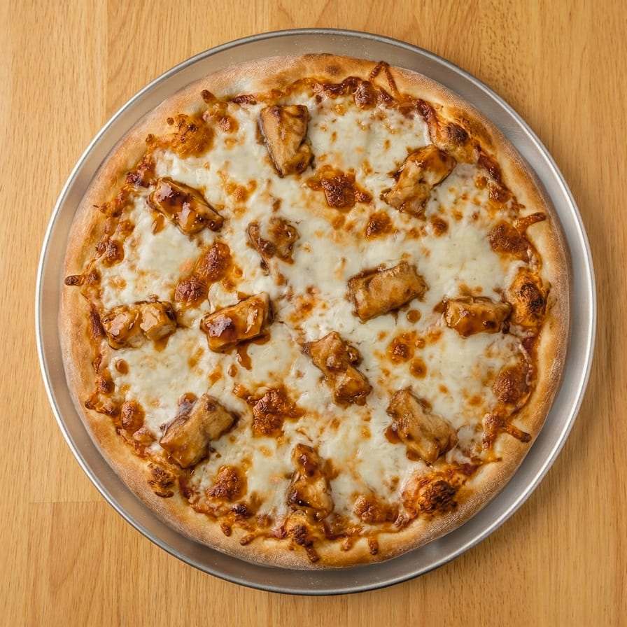 BBQ Chicken Pizza.