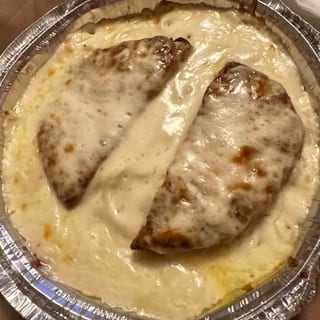 Spaghetti with Chicken or Veal Parm